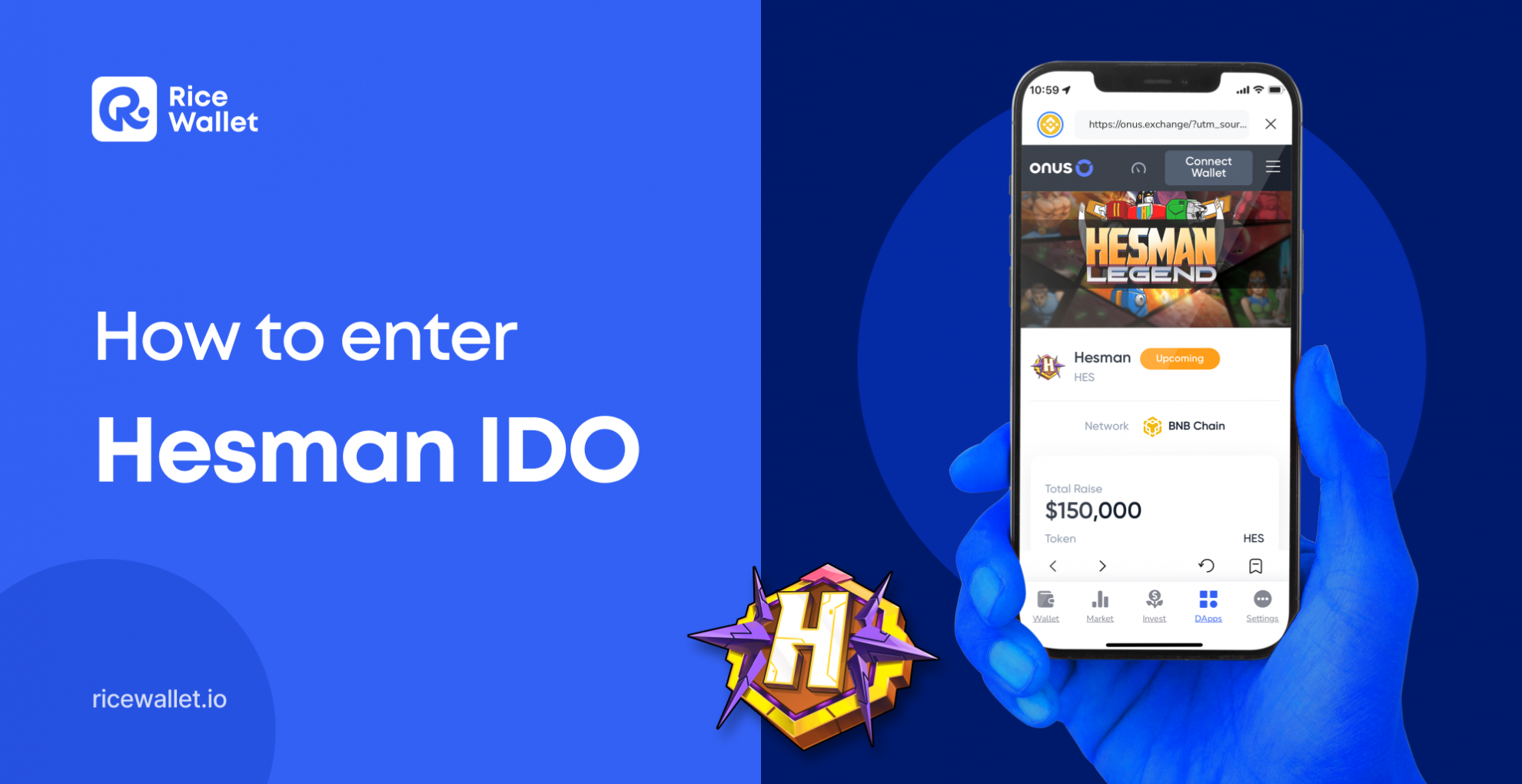 How to participate in Hesman Legend IDO